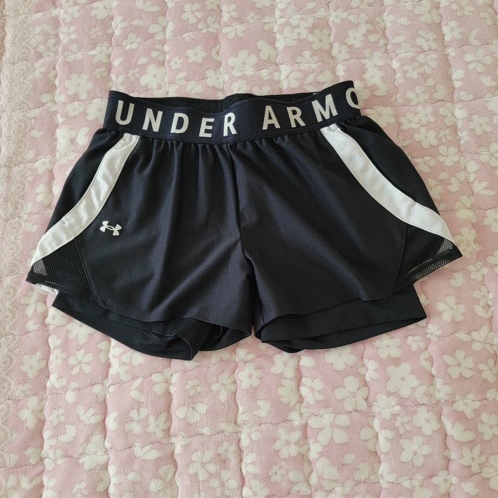 Under Armour Womens Play Up 2-in-1 shorts SM
